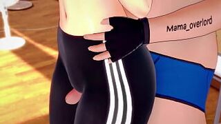 Паук Гвен устала делать упражнения, теперь ей хочется развлечься с членом (версия для взрослых) - порно видео