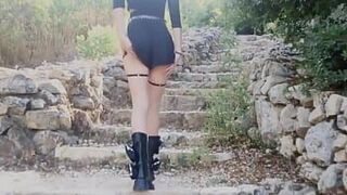 Настоящий любительский трах на улице - порно видео